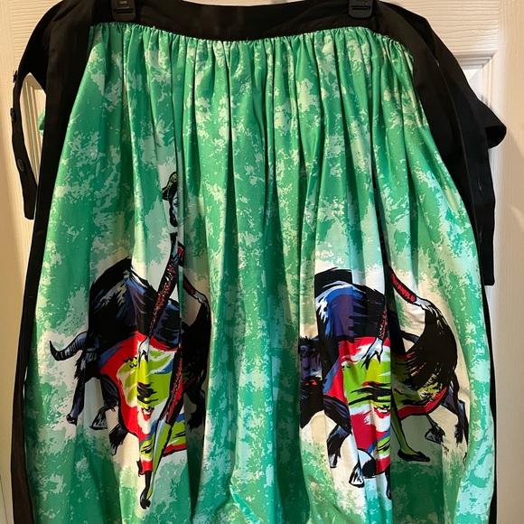 PinUp Couture Jenny Matador Print Skirt - XL - Picture 4 of 6
